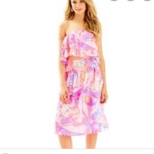 lilly pulitzer berk skirt and top set